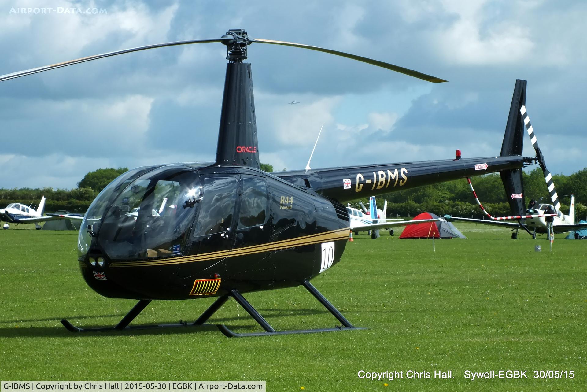 G-IBMS, 2006 Robinson R44 Raven II C/N 11287, at Aeroexpo 2015