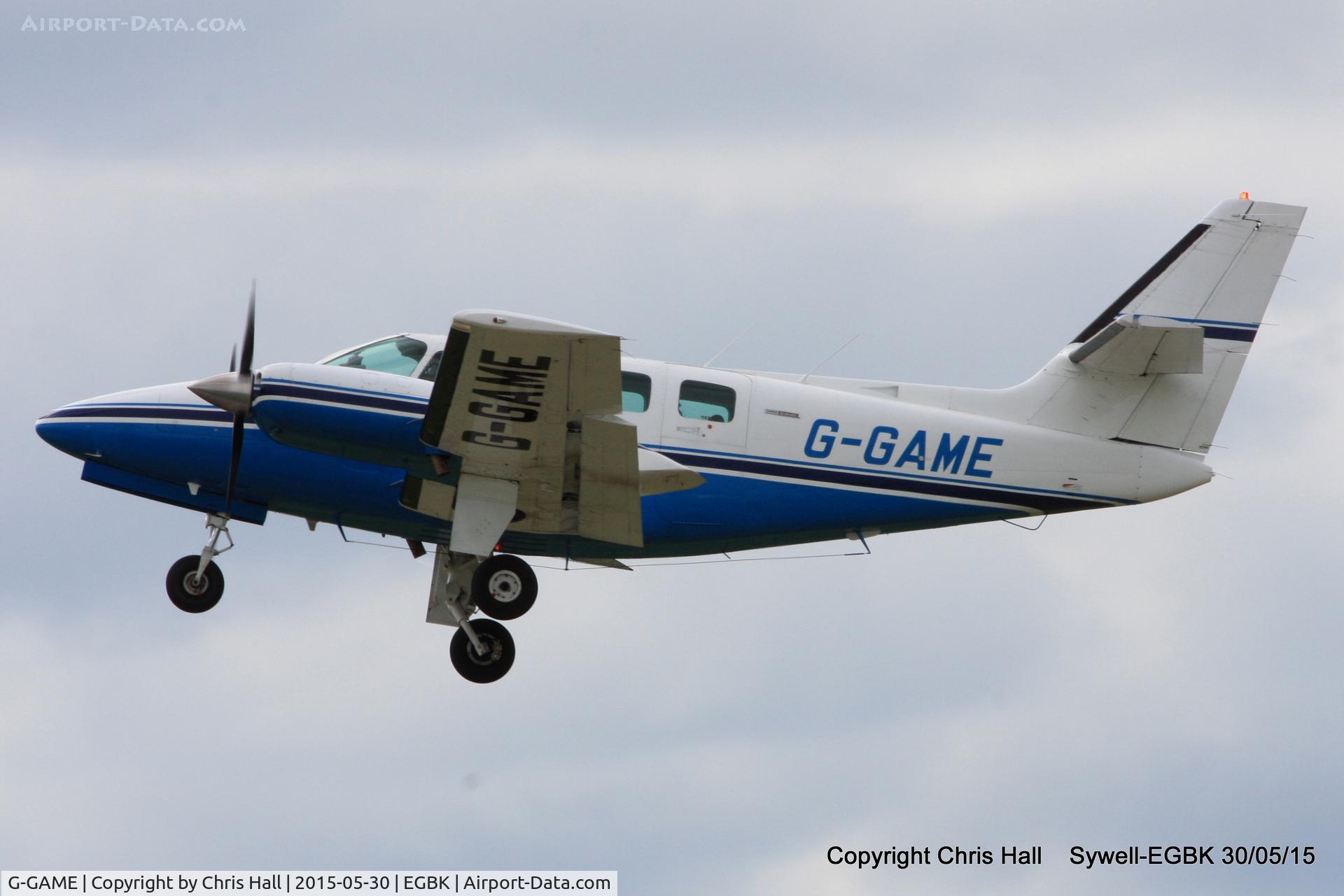 G-GAME, 1982 Cessna T303 Crusader C/N T303-00098, at Aeroexpo 2015