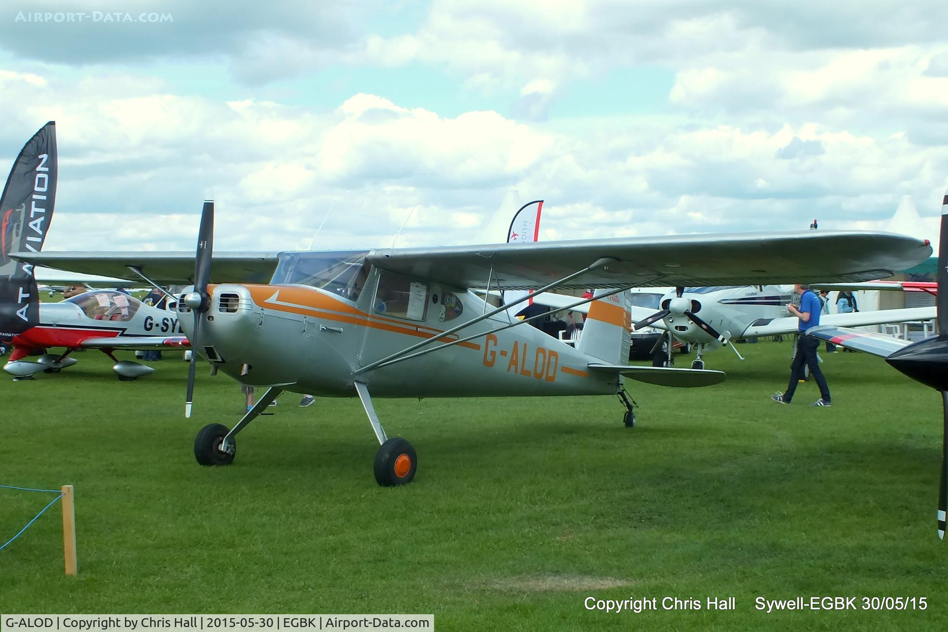 G-ALOD, 1947 Cessna 140 C/N 14691, at Aeroexpo 2015
