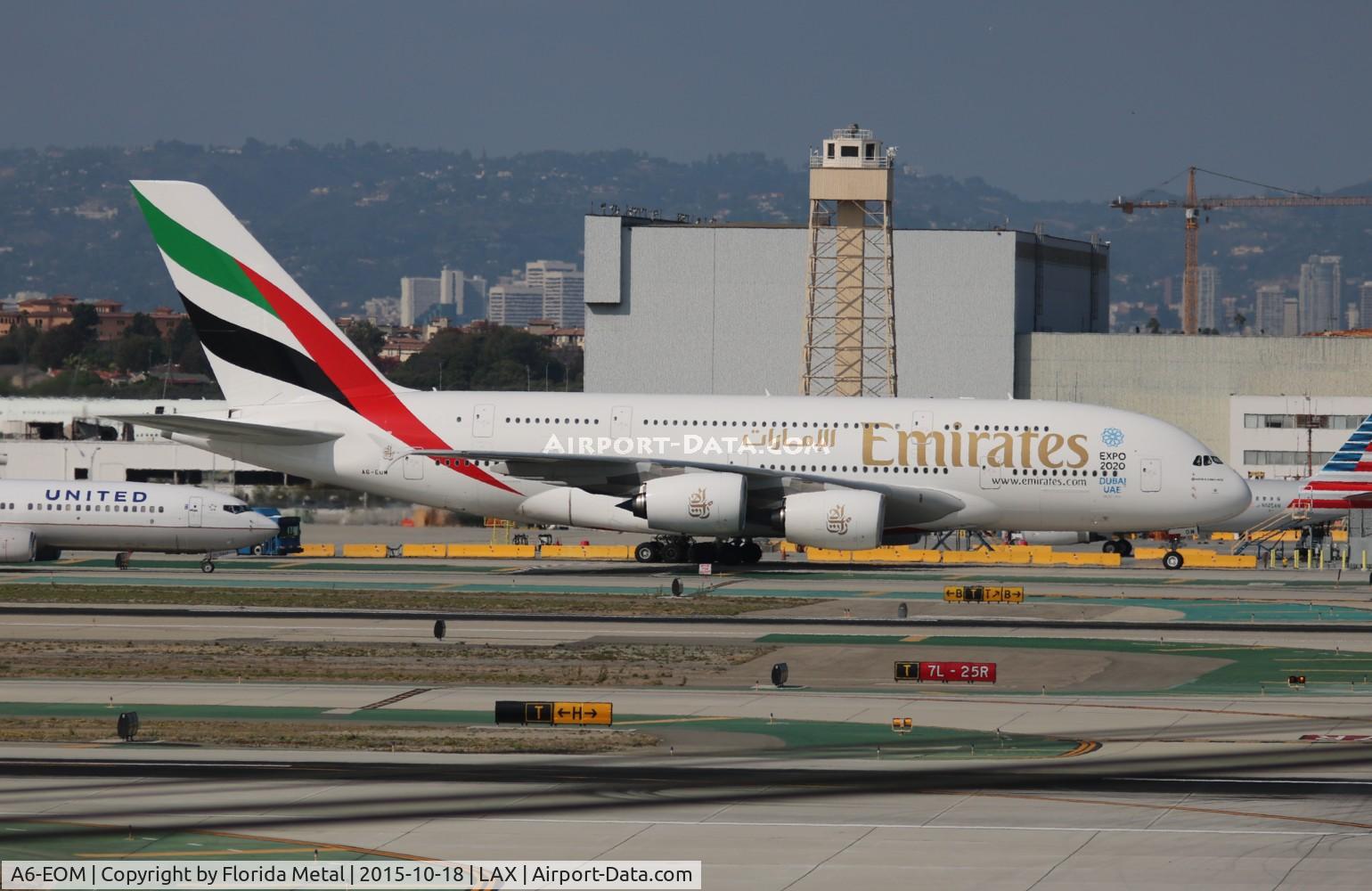 A6-EOM, 2015 Airbus A380-861 C/N 187, Emirates