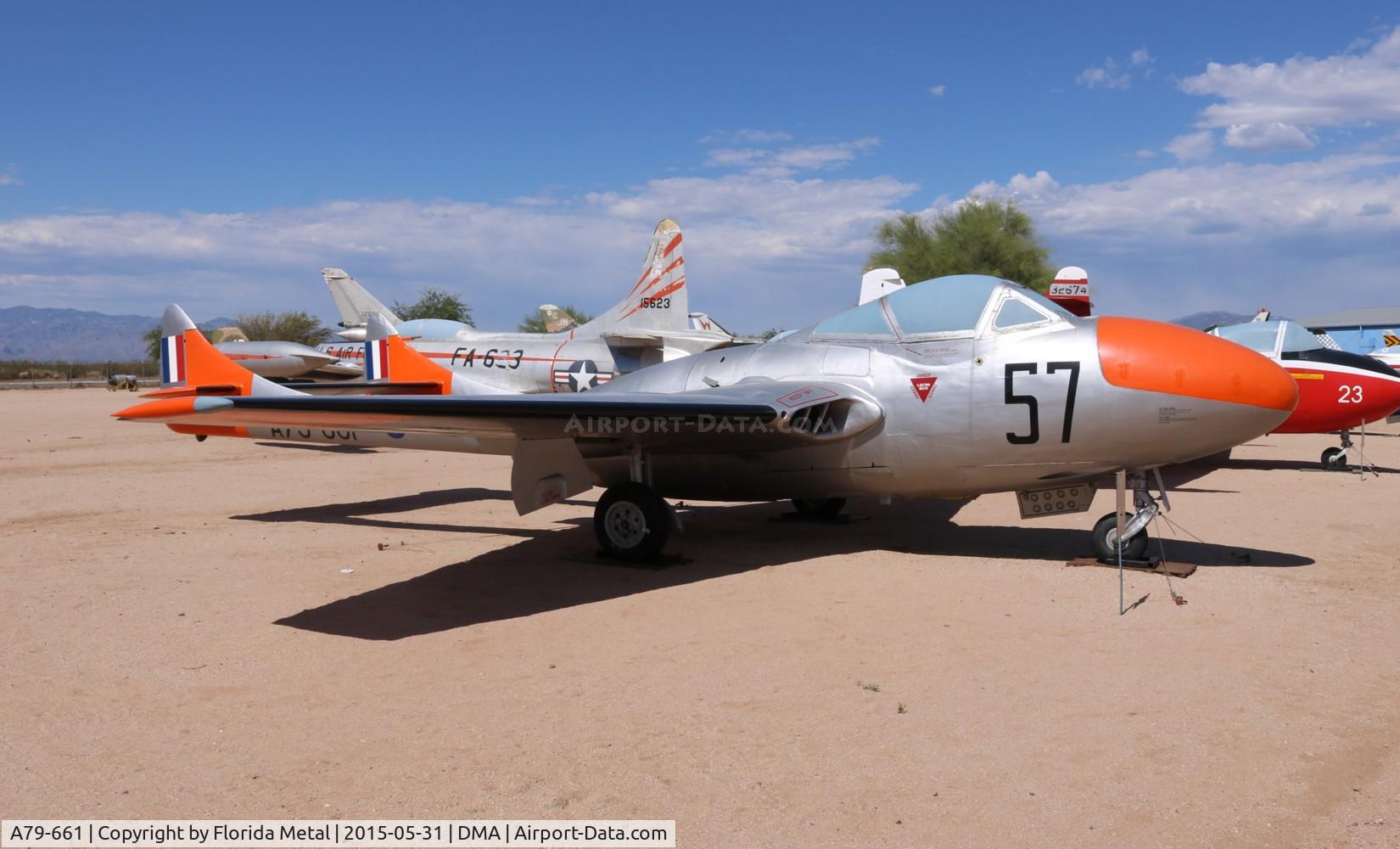 A79-661, De Havilland Australia DH-115 Vampire T.35 C/N DHA4183, DH-115 Vampire