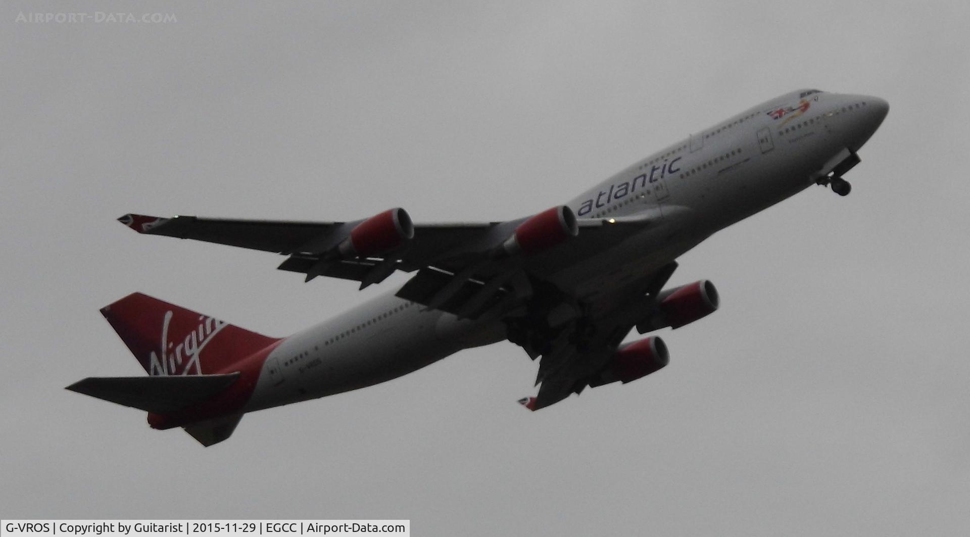 G-VROS, 2001 Boeing 747-443 C/N 30885, At Manchester