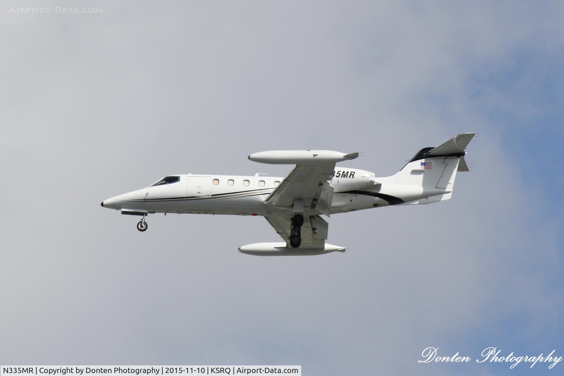 N335MR, 1981 Learjet 35A C/N 35A-443, Learjet 23 (N335MR) arrives at Sarasota-Bradenton International Airport