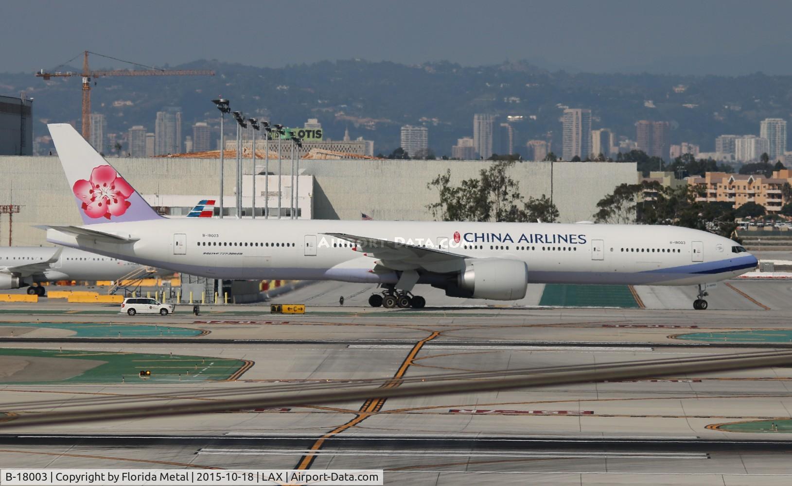 B-18003, 2015 Boeing 777-309/ER C/N 43977, China Airlines