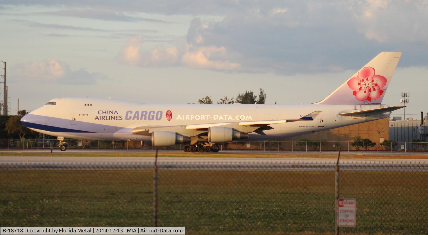 B-18718, Boeing 747-409F/SCD C/N 30770, China Airlines Cargo