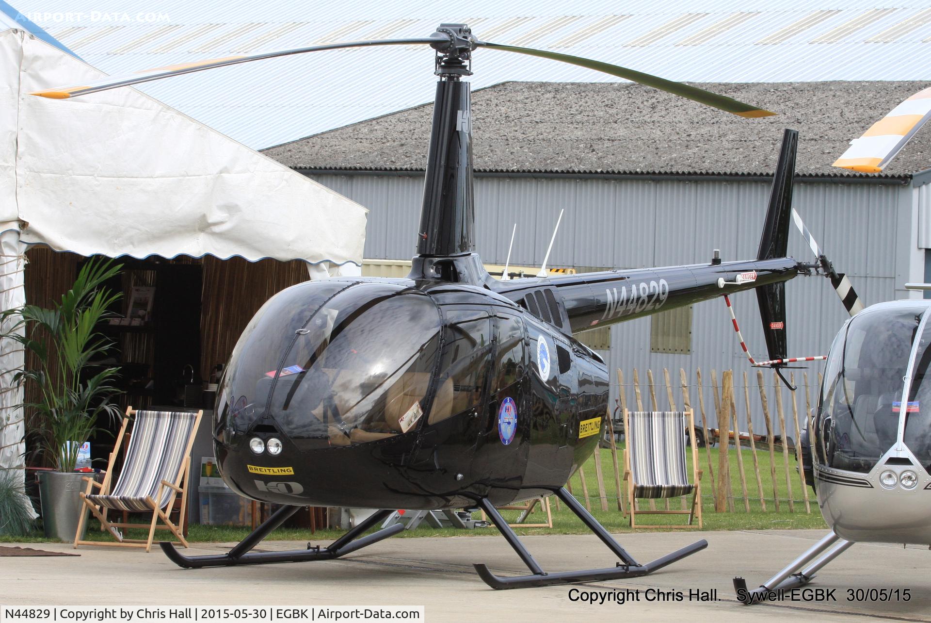 N44829, Robinson R66 C/N 0034, at Aeroexpo 2015