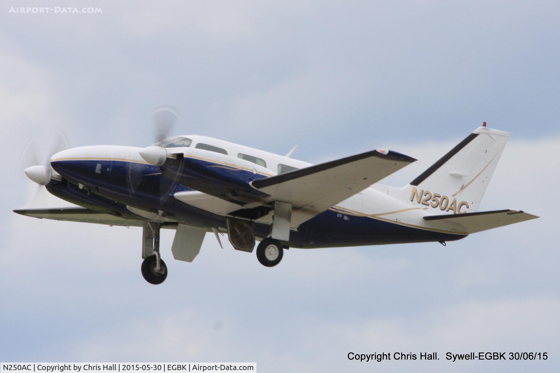 N250AC, Piper PA-31T Cheyenne C/N 31T-7612040, at Aeroexpo 2015