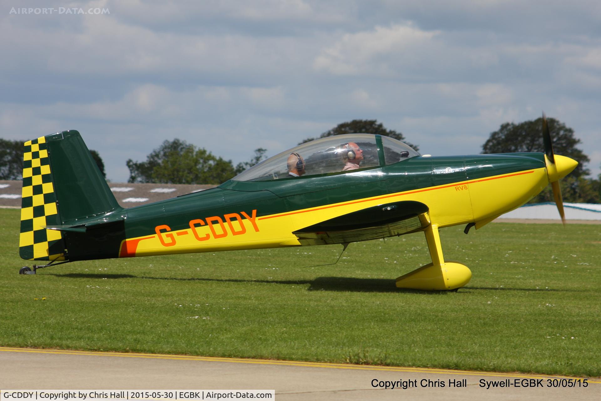 G-CDDY, 2000 Vans RV-8 C/N 80912, at Aeroexpo 2015