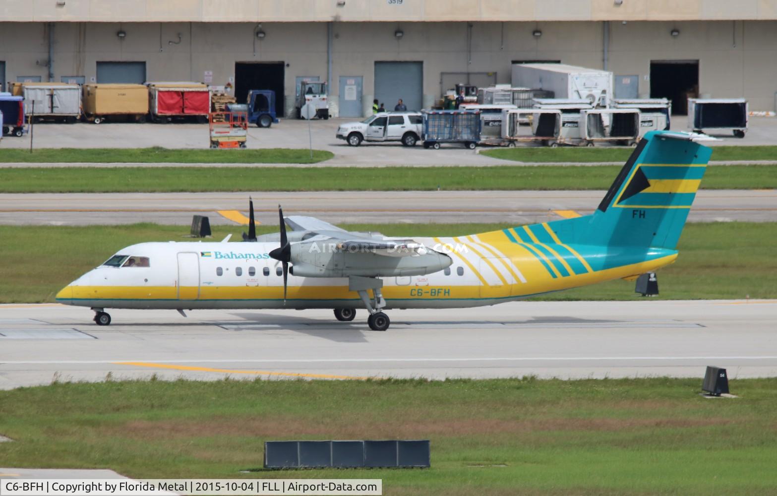 C6-BFH, 1991 De Havilland Canada DHC-8-300 Dash 8 C/N 291, Bahamas Air
