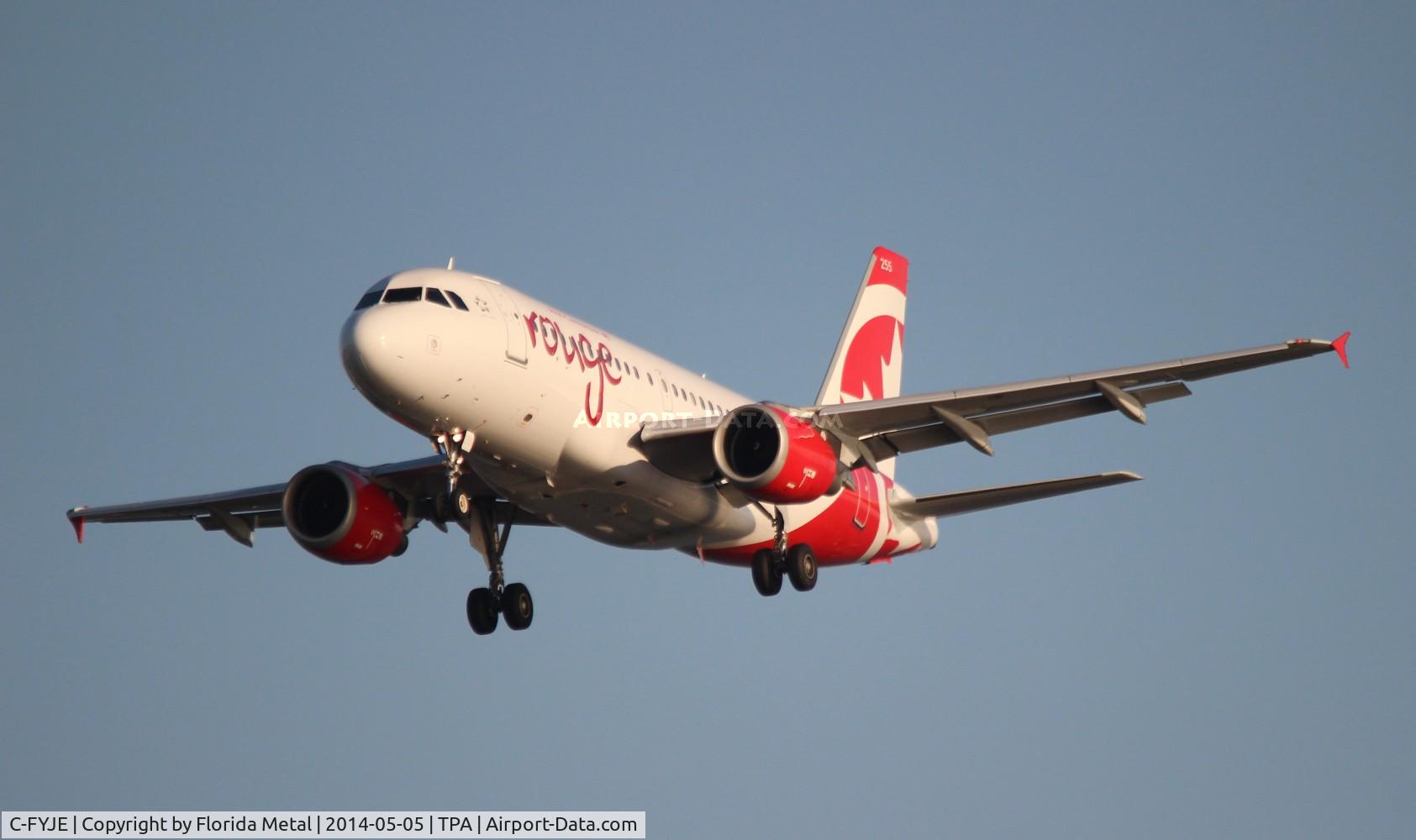 C-FYJE, 1996 Airbus A319-114 C/N 656, Air Canada Rouge
