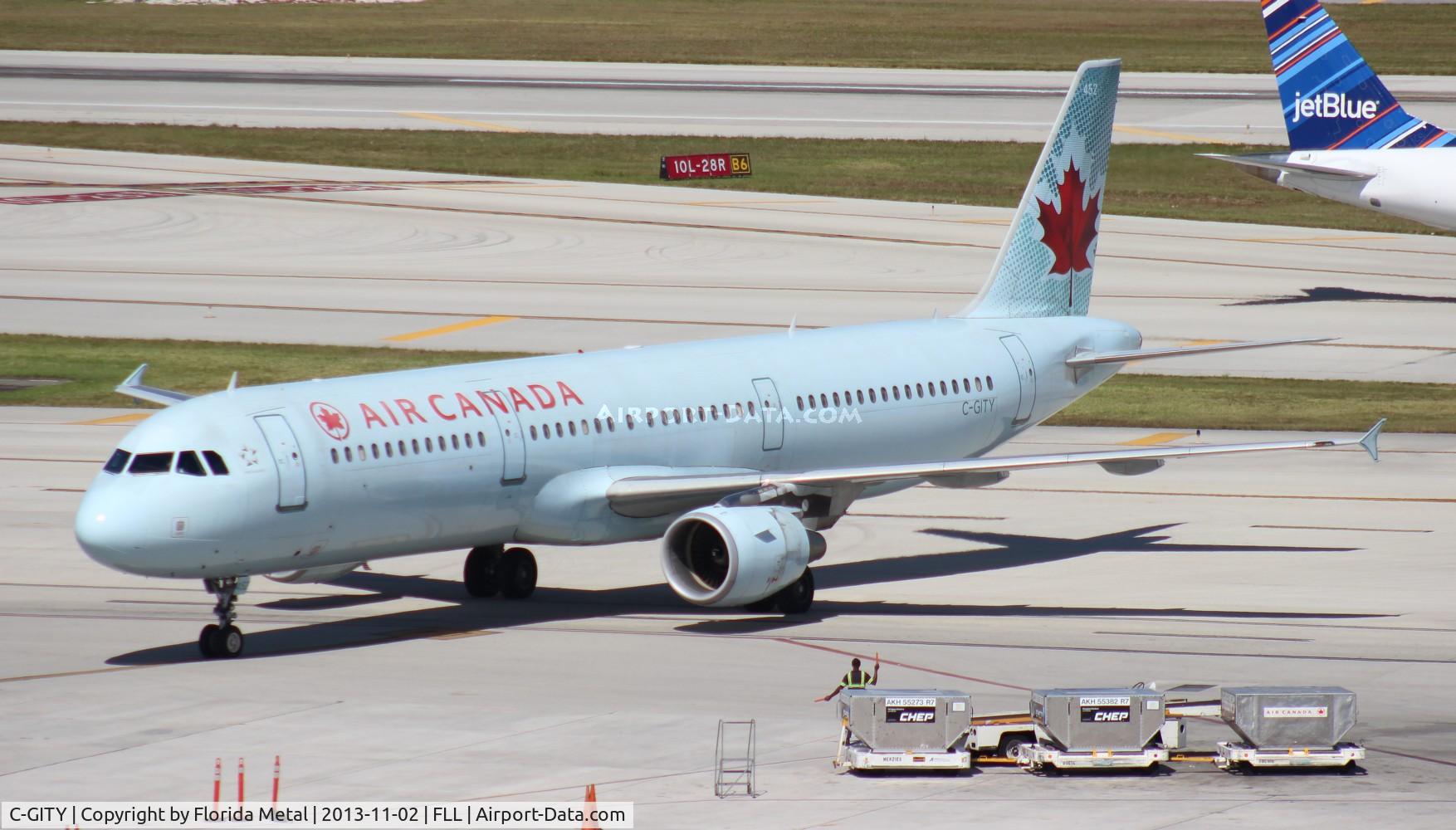 C-GITY, 2001 Airbus A321-211 C/N 1611, Air Canada