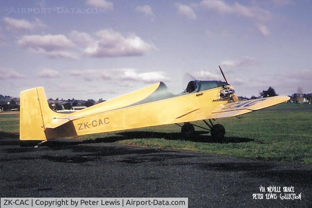 ZK-CAC, Druine Turbulent Ultra Light C/N PFA506, John G Caston, Auckland