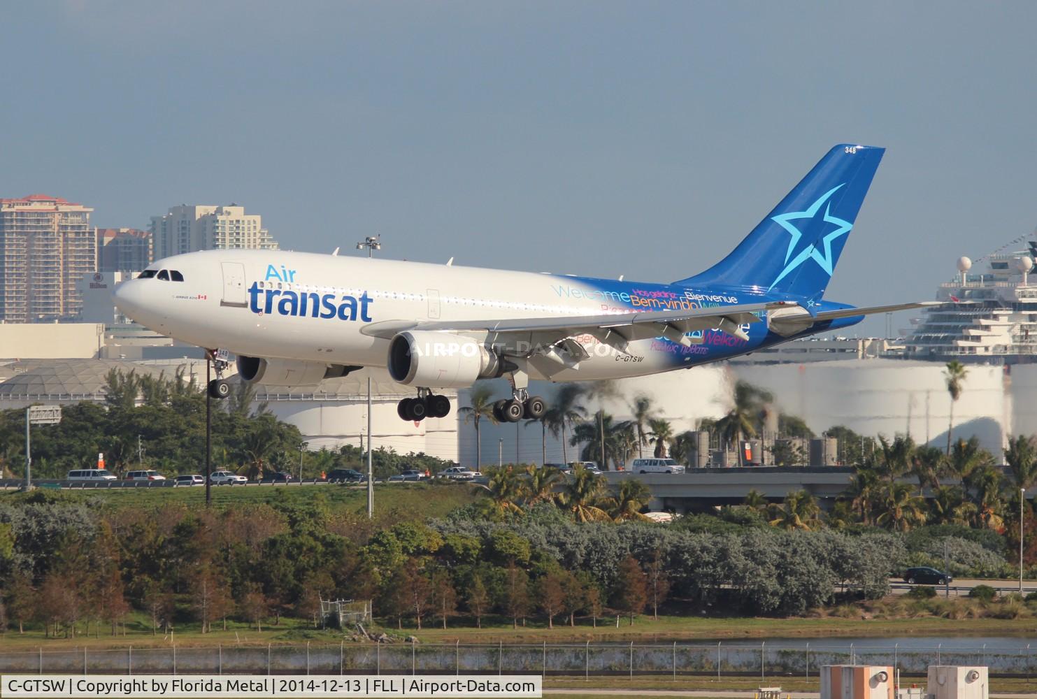 C-GTSW, 1988 Airbus A310-304 C/N 483, Air Transat