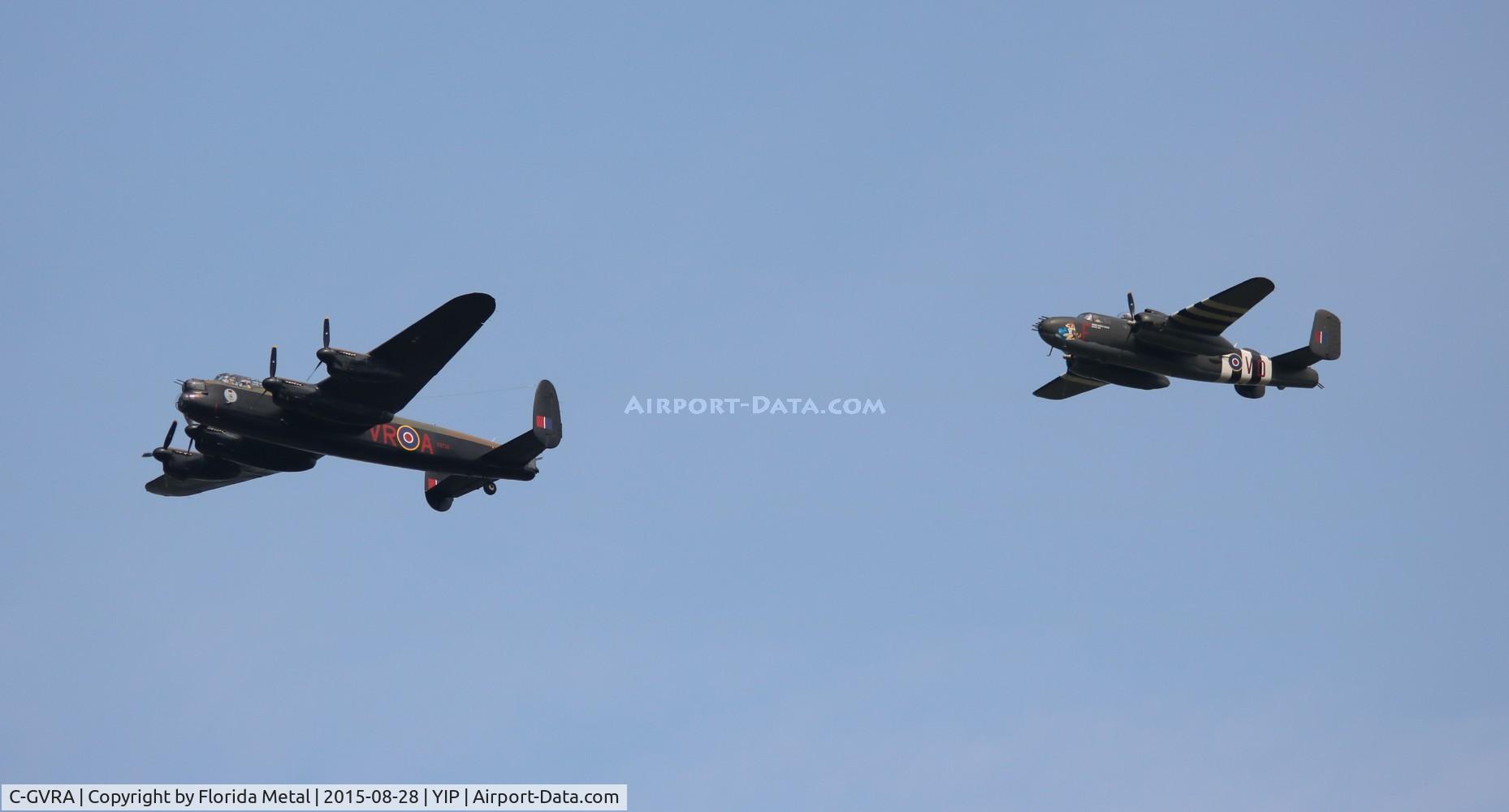 C-GVRA, 1945 Victory Aircraft Avro 683 Lancaster BX C/N FM 213 (3414), Lancaster with B-25