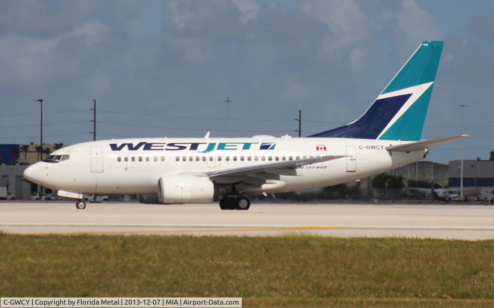 C-GWCY, 2006 Boeing 737-6CT C/N 35113, West Jet
