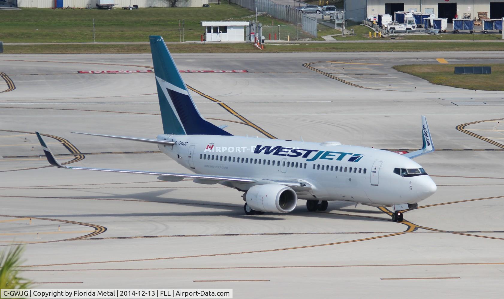 C-GWJG, 2007 Boeing 737-7CT C/N 35504, West Jet