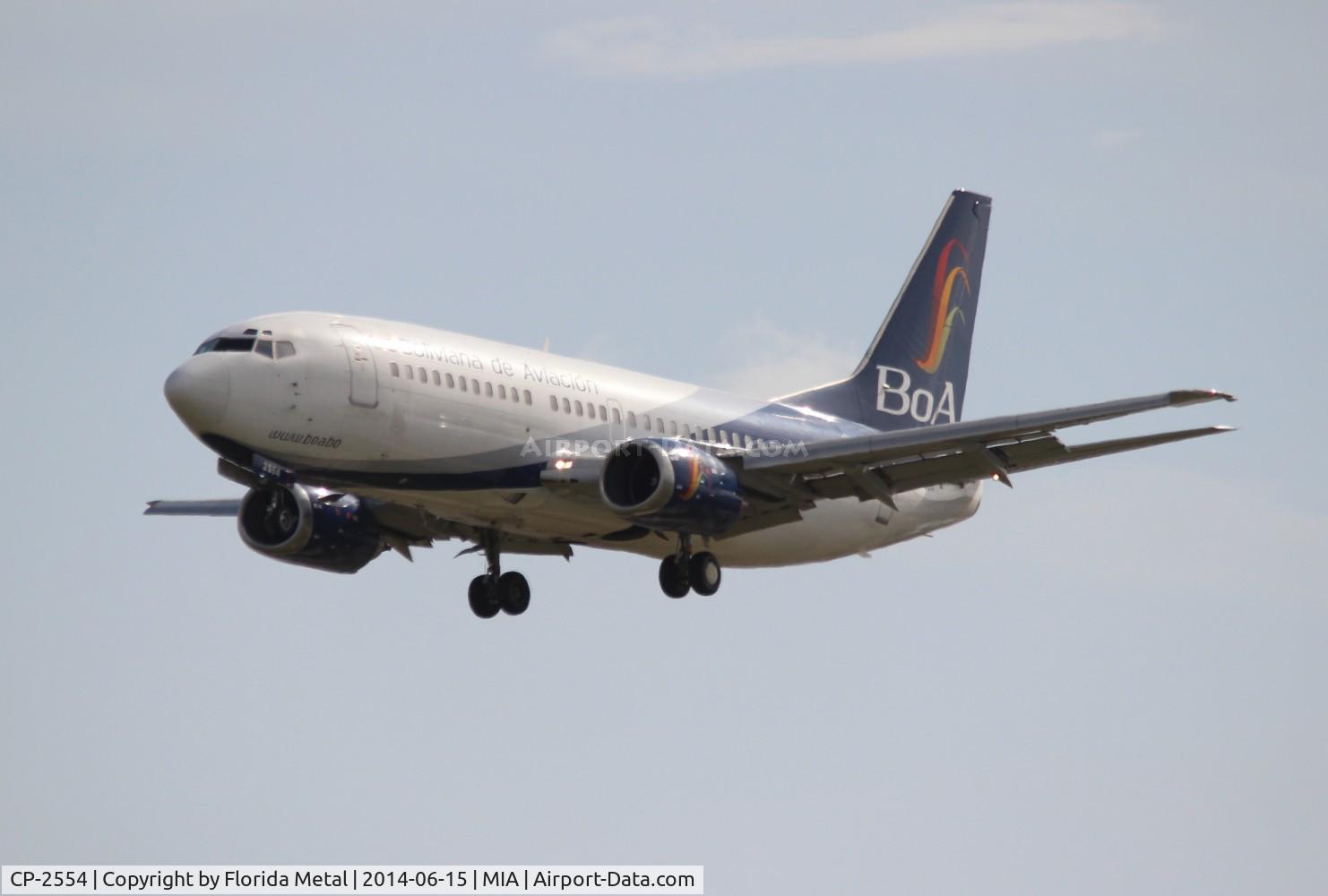 CP-2554, 1994 Boeing 737-8Q8 C/N 26303, BOA Bolivian