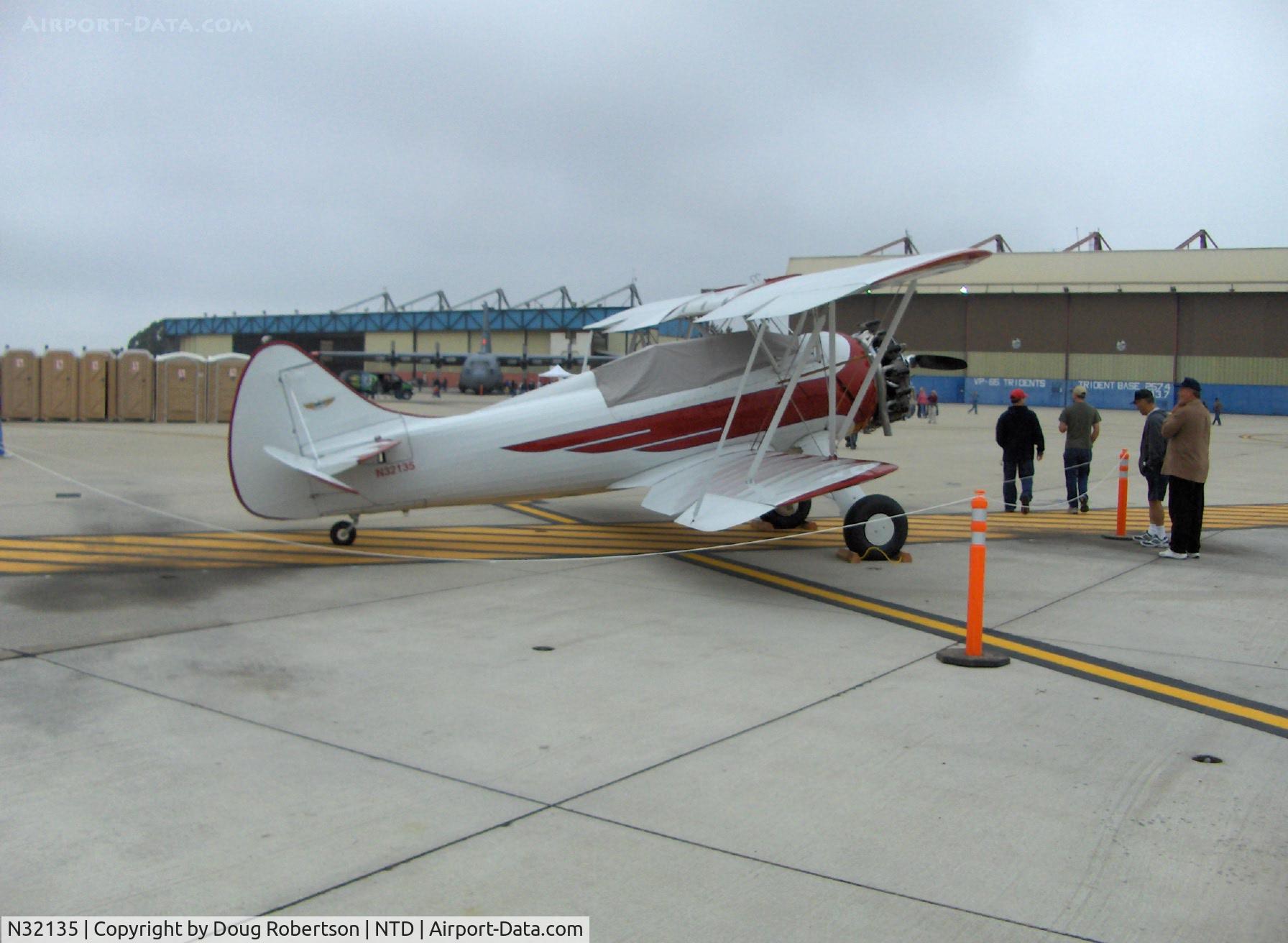 N32135, 1941 Waco UPF-7 C/N 5767, 1941 WACO UPF-7 Continental W670 220 Hp, where I worked 1966-1995.