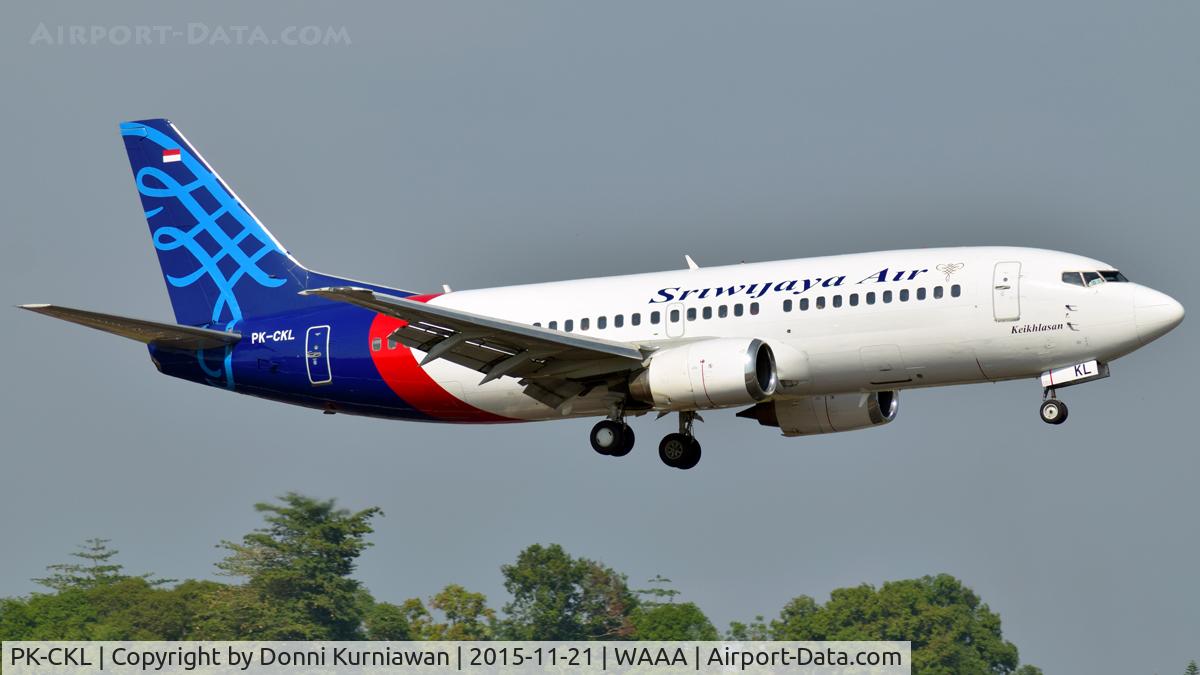PK-CKL, 1993 Boeing 737-3Q8 C/N 26293, 