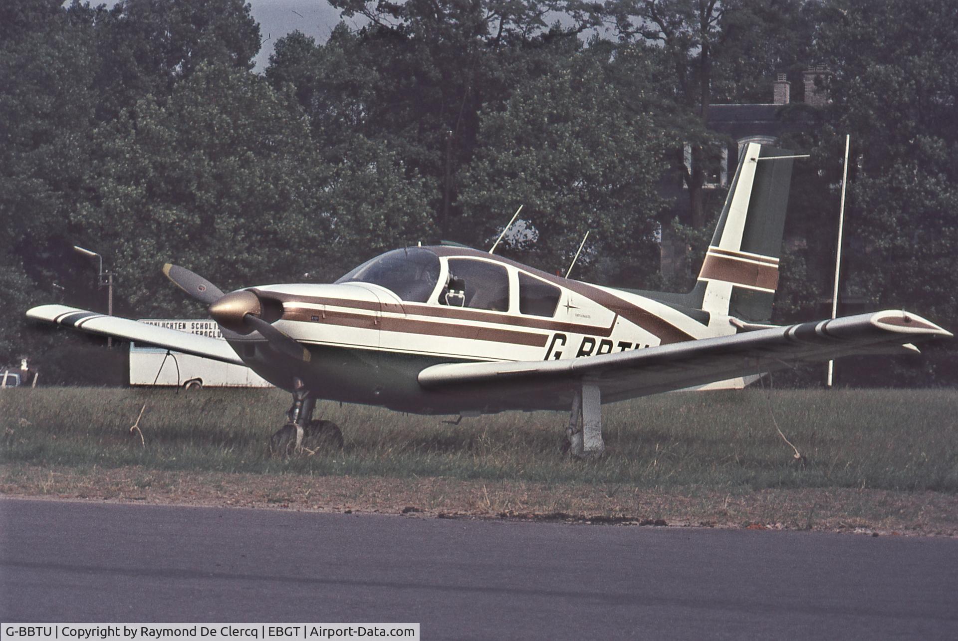 G-BBTU, 1972 Socata ST-10 Diplomate C/N 140, Airfield Ghent in 1975.