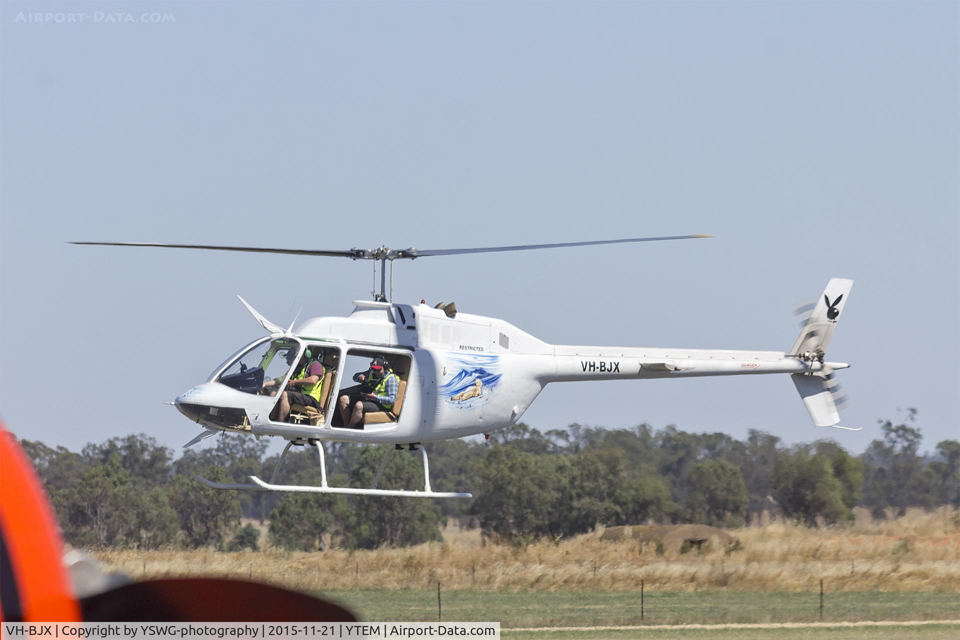 VH-BJX, 1980 Bell 206L-1 LongRanger II C/N 45337, Bell-AMT OH-58A Kiowa (VH-BJX) at Temora Airport.