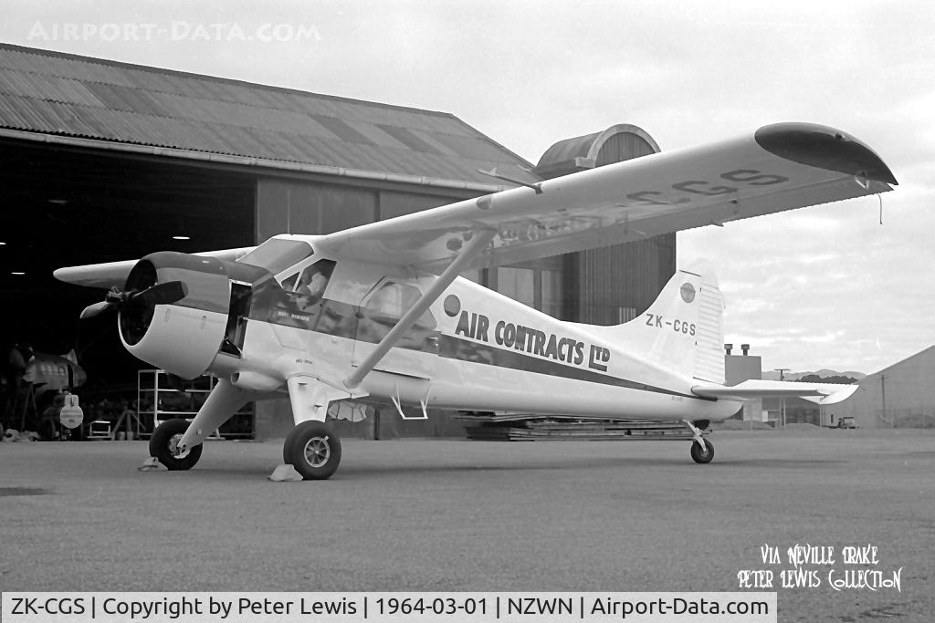 ZK-CGS, 1955 De Havilland Canada DHC-2 Beaver Mk.I C/N 802, Air Contracts Ltd., Masterton