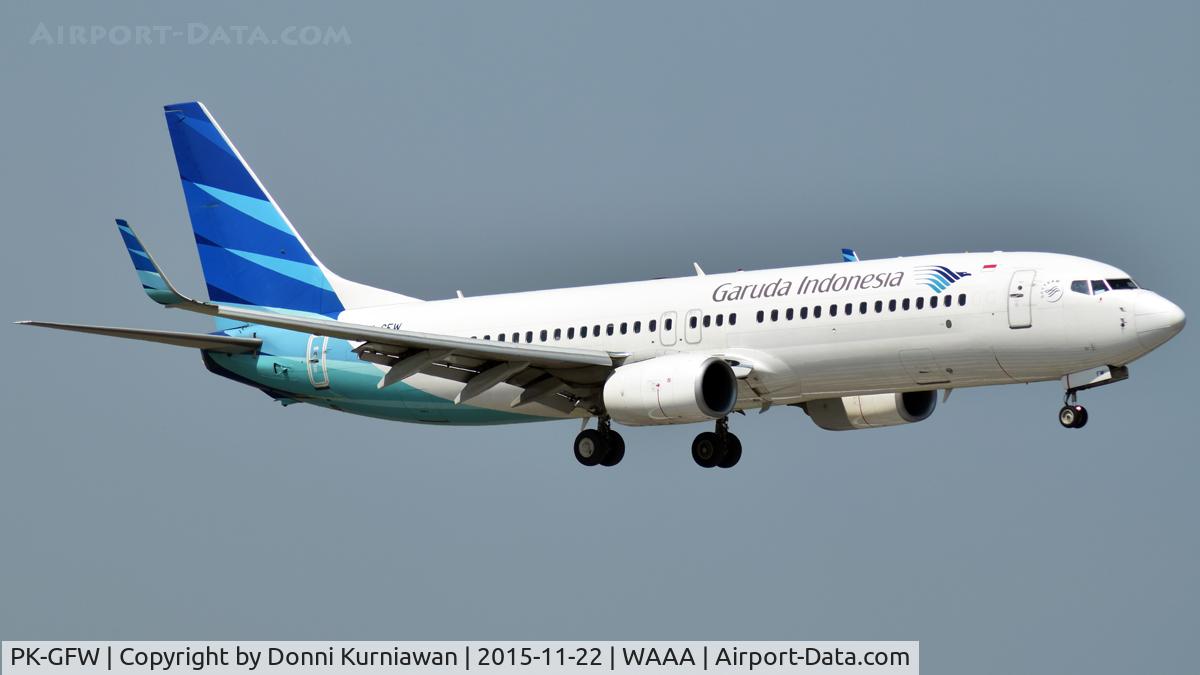 PK-GFW, 2013 Boeing 737-8U3 C/N 39929, .-.-.-.-