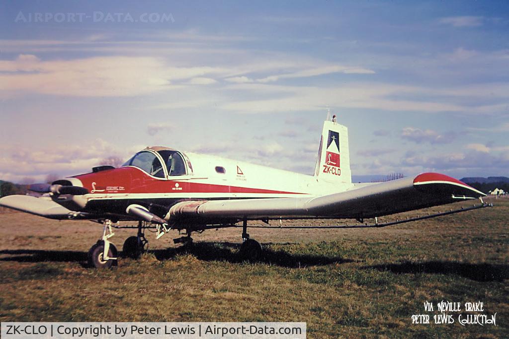 ZK-CLO, 1957 Fletcher FU24A-950M C/N 62, Sherwood Aviation Ltd., Hastings