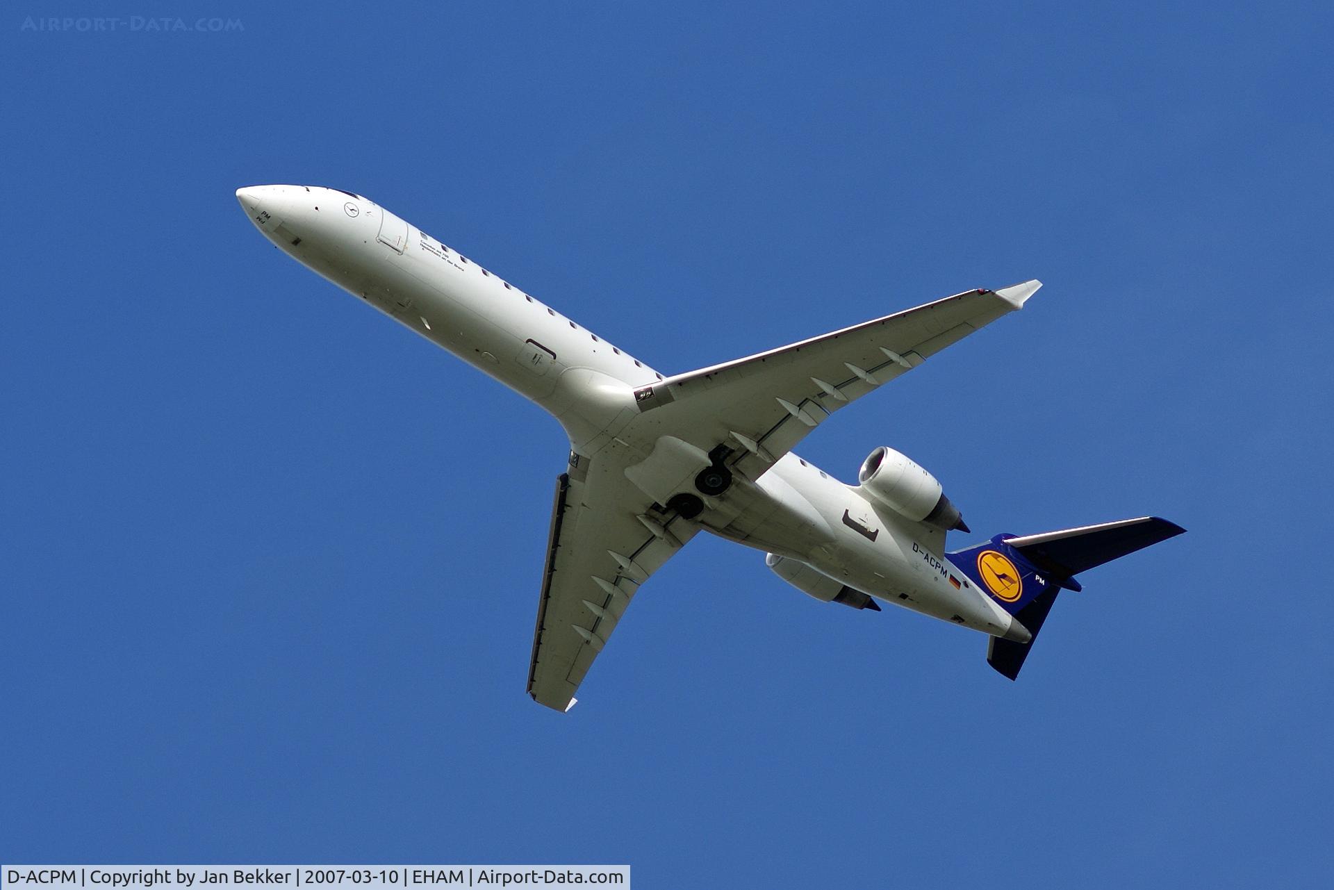 D-ACPM, 2003 Bombardier CRJ-701ER (CL-600-2C10) Regional Jet C/N 10080, Schiphol