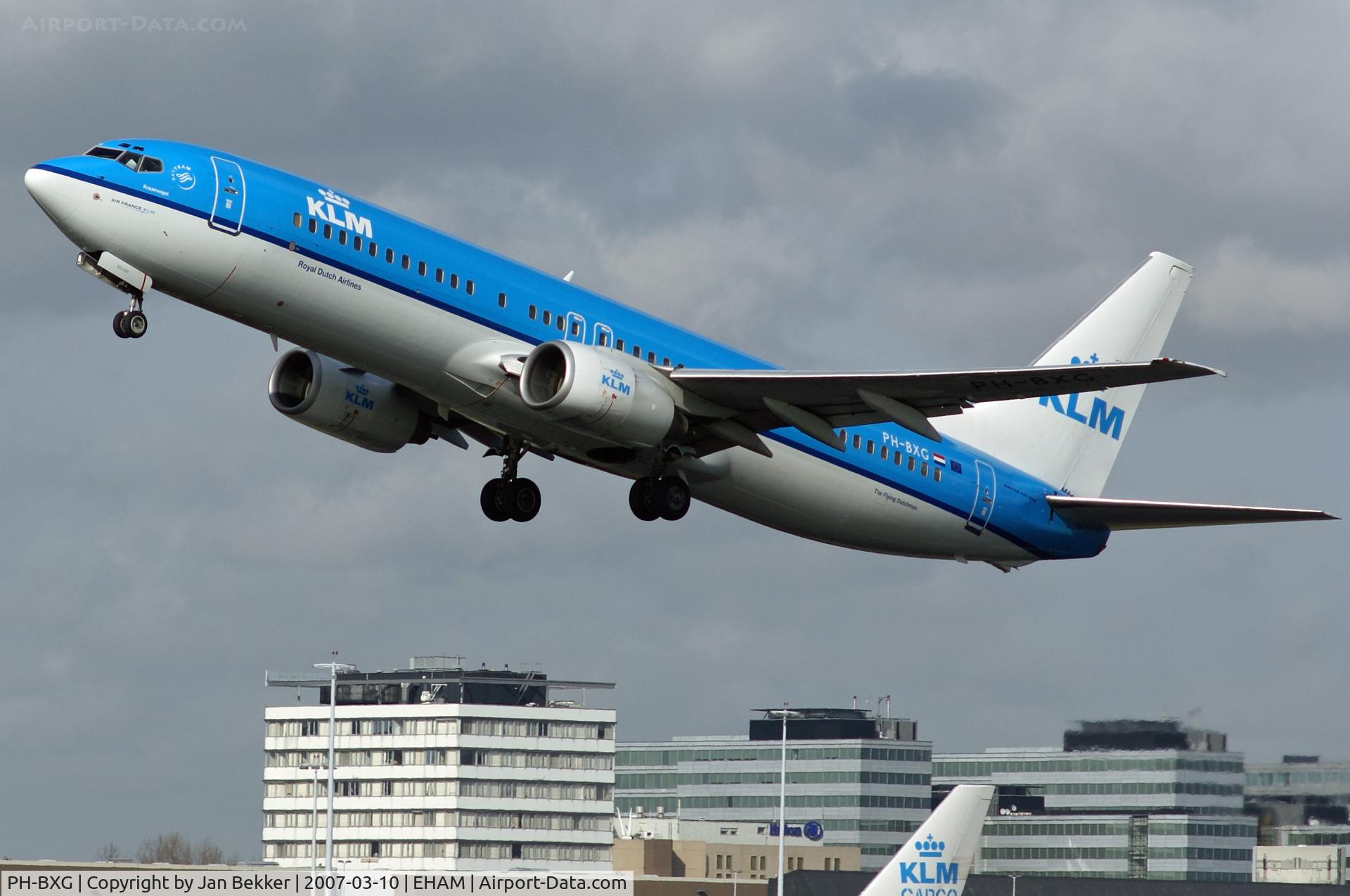 PH-BXG, 2000 Boeing 737-8K2 C/N 30357, Schiphol, Kaagbaan