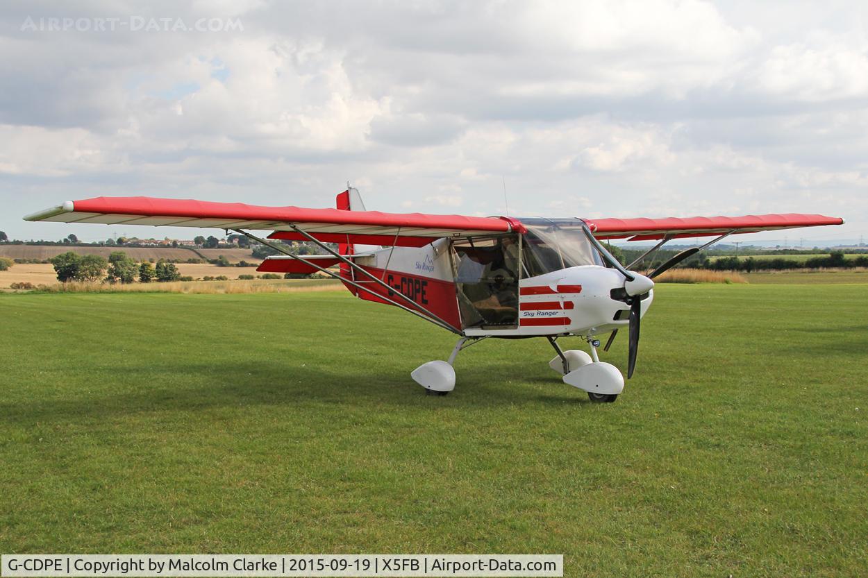 G-CDPE, 2005 Best Off Skyranger 912(2) C/N BMAA/HB/432, Best Off Skyranger 912(2) at Fishburn Airfield, September 19th 2015.