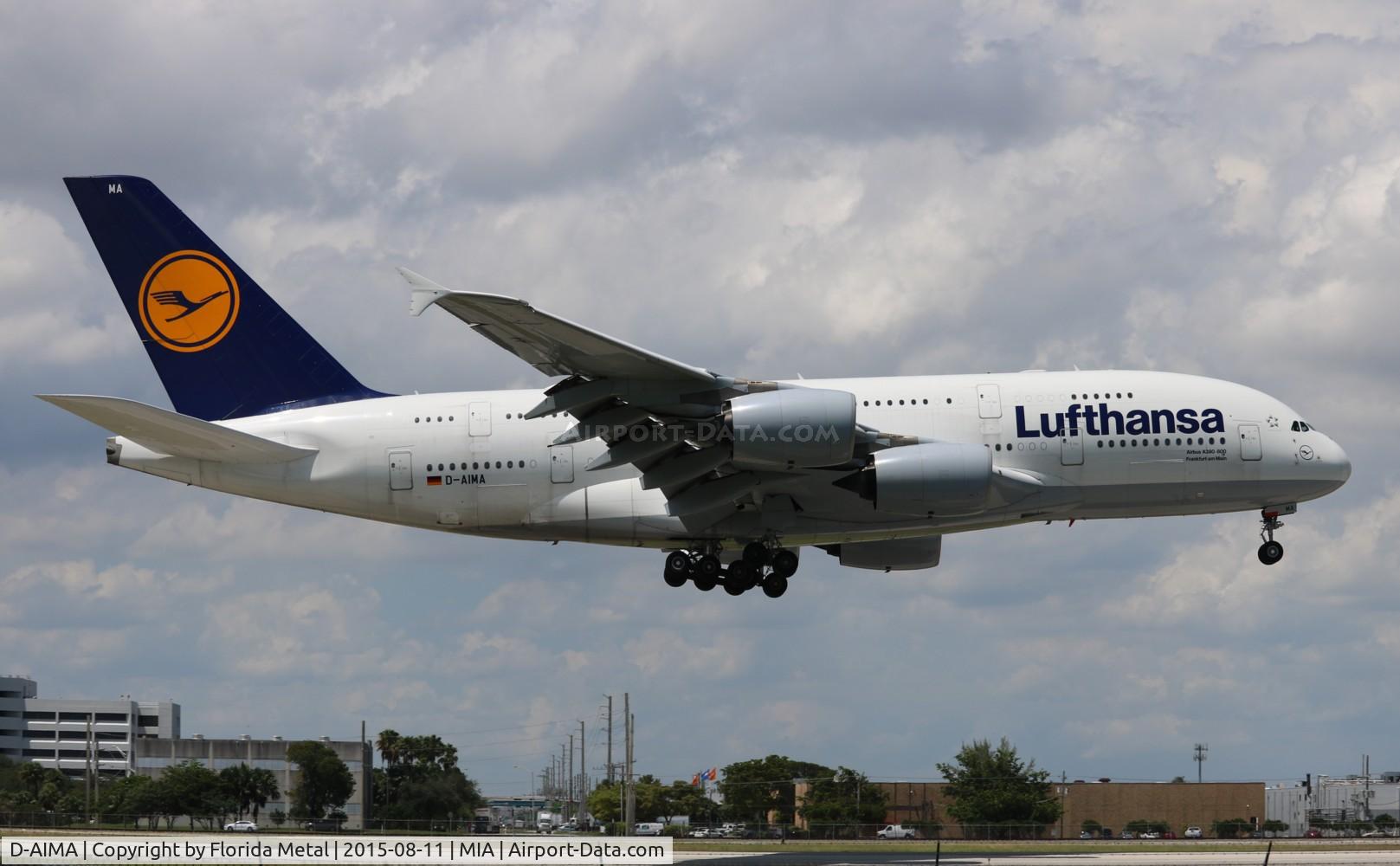 D-AIMA, 2010 Airbus A380-841 C/N 038, Lufthansa