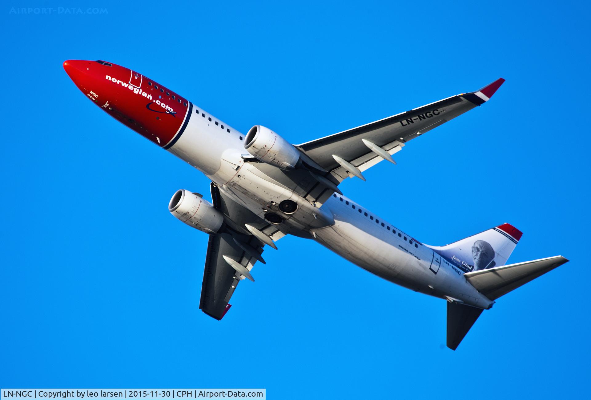 LN-NGC, 2012 Boeing 737-8JP C/N 39016, Copenhagen 30.11.15