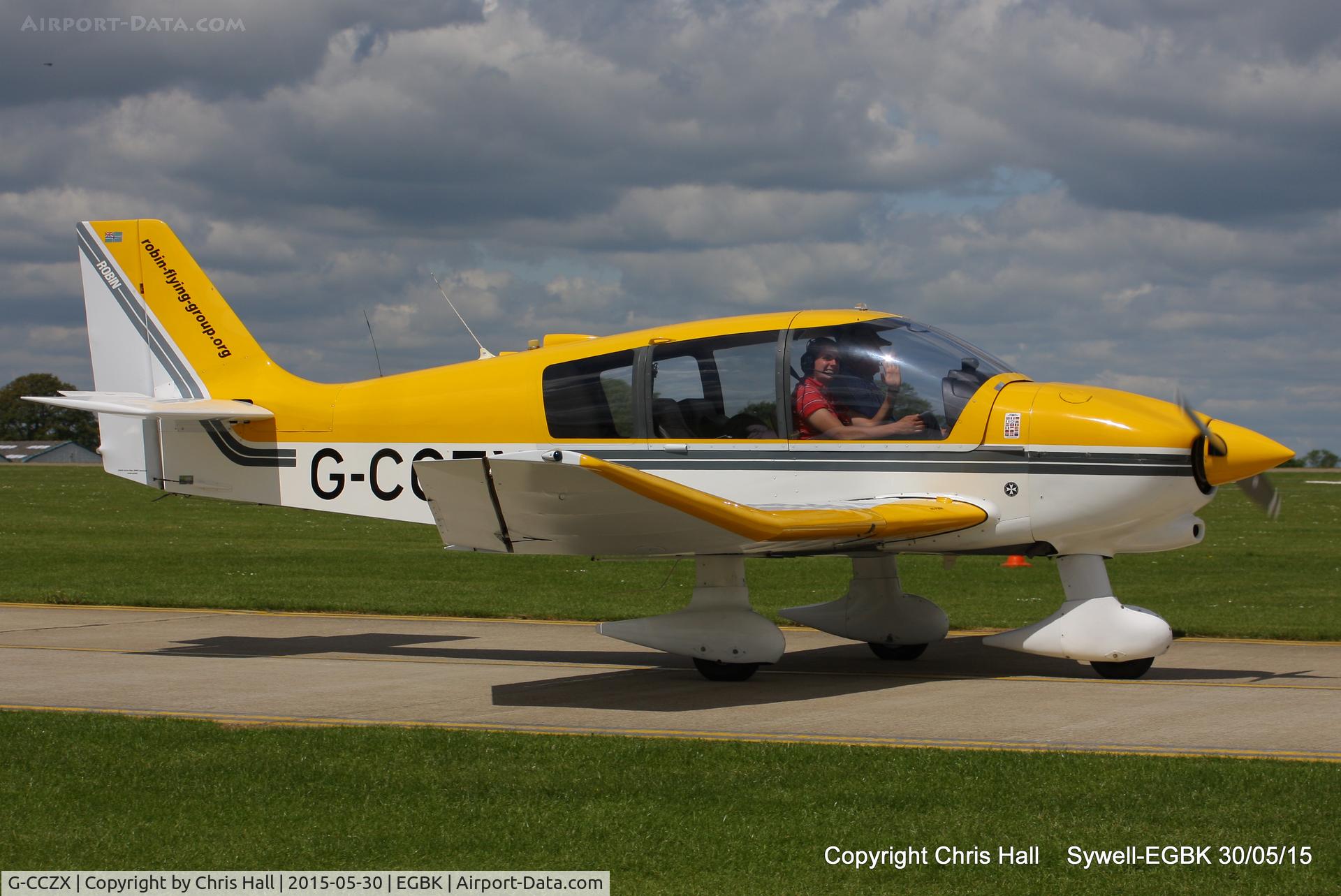 G-CCZX, 1992 Robin DR-400-180 Regent Regent C/N 2127, at Aeroexpo 2015