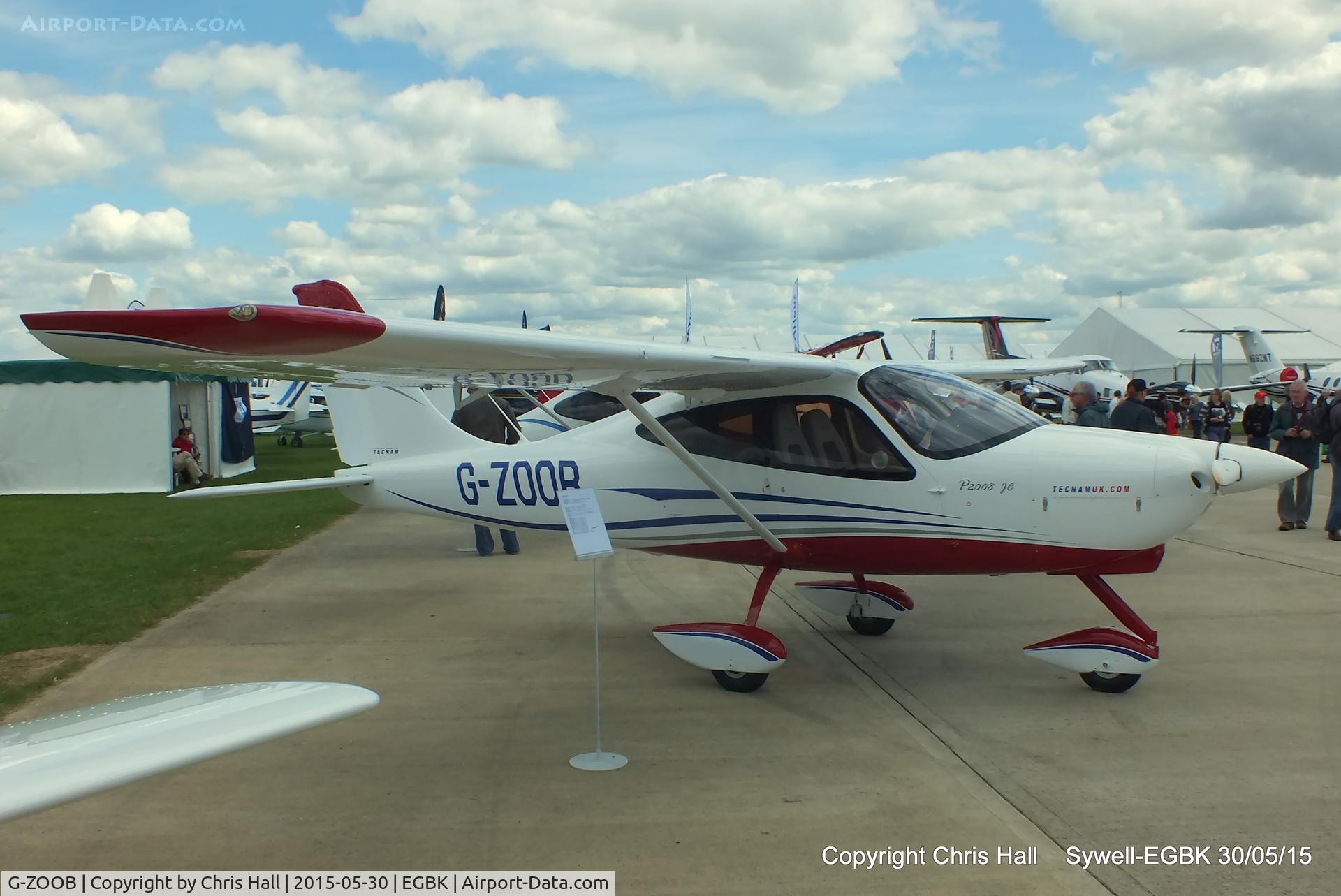 G-ZOOB, 2015 Tecnam P-2008JC C/N 1046, at Aeroexpo 2015