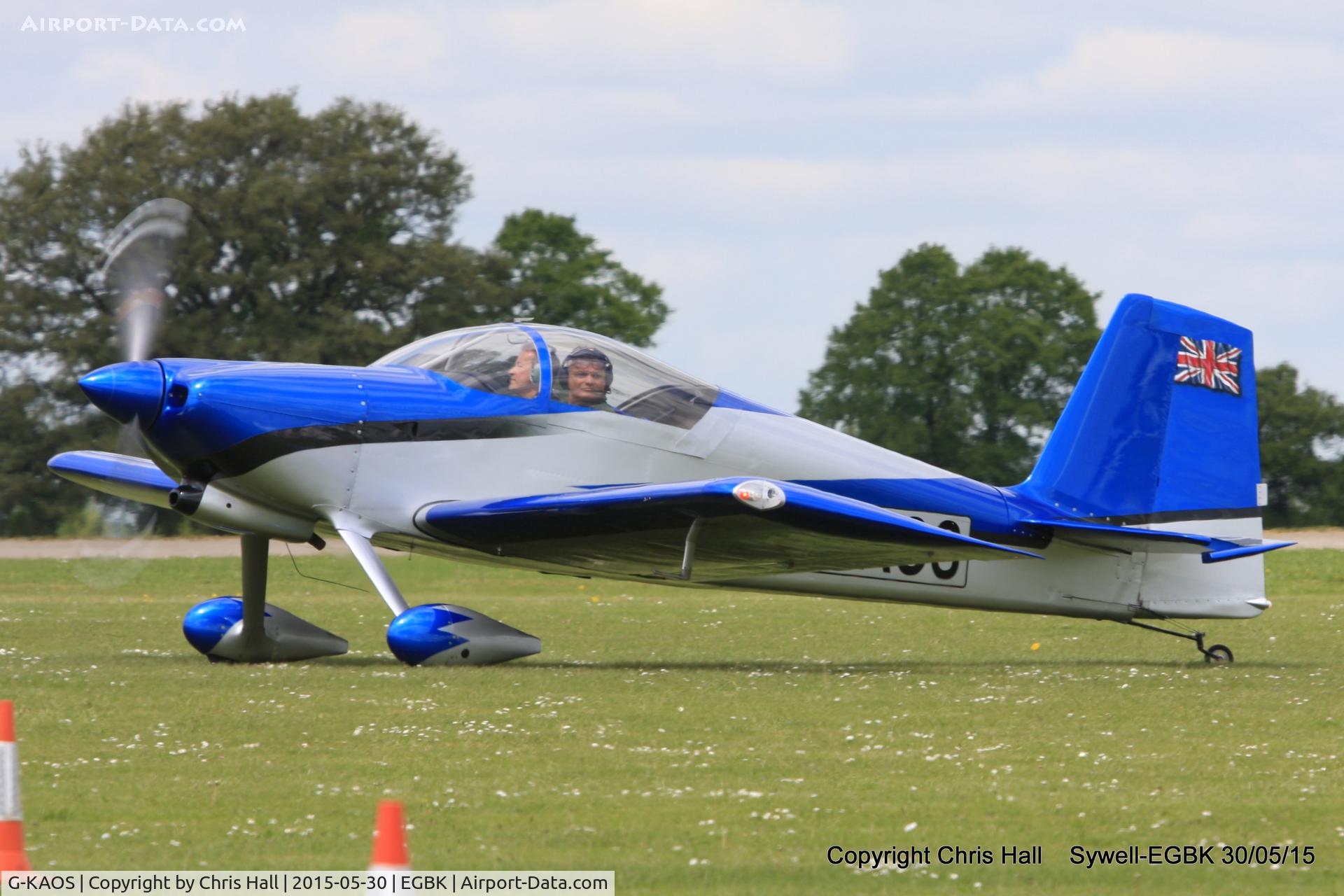 G-KAOS, 2003 Vans RV-7 C/N PFA 323-13956, at Aeroexpo 2015