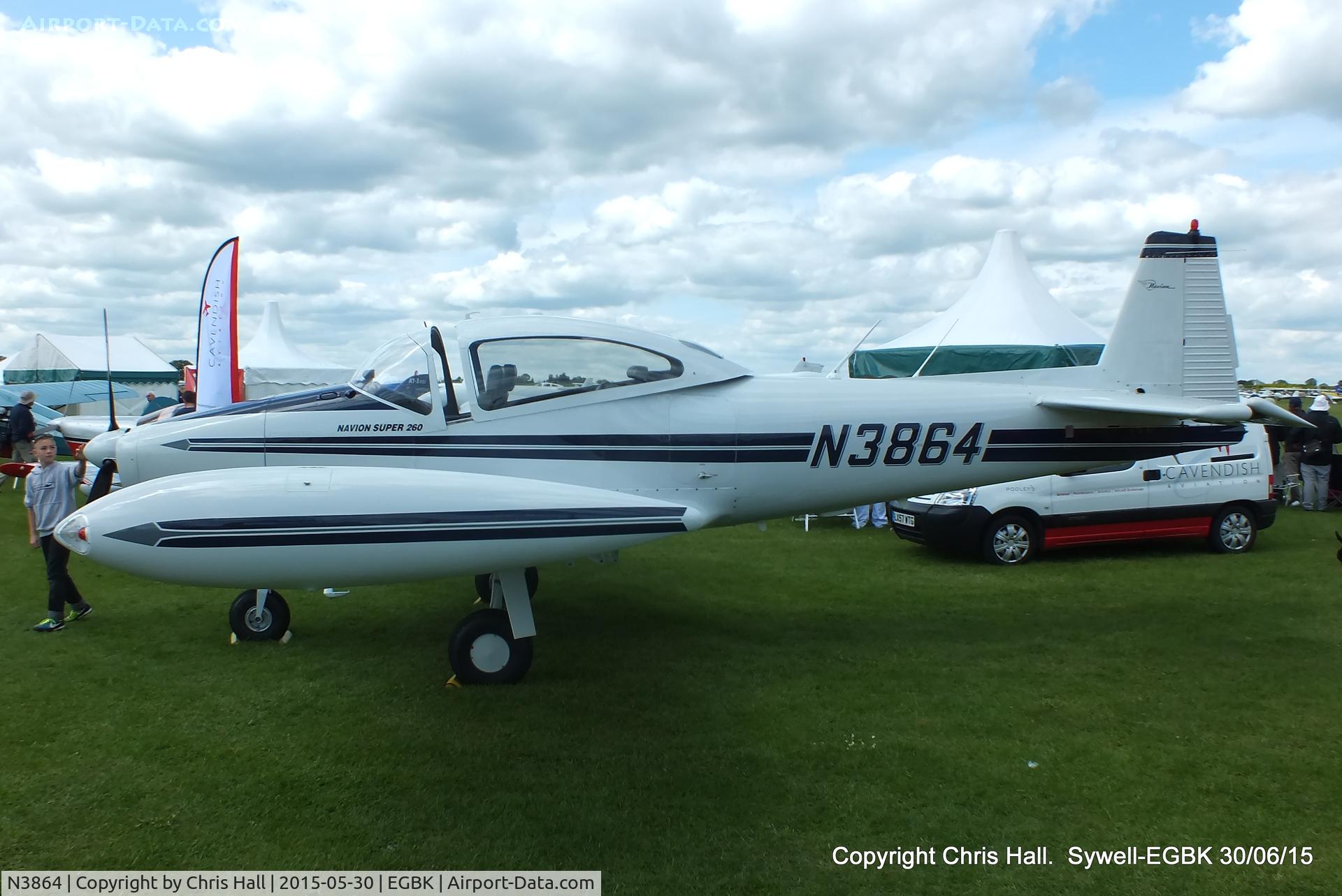 N3864, 1951 Ryan Navion B C/N NAV-4-2285B, at Aeroexpo 2015