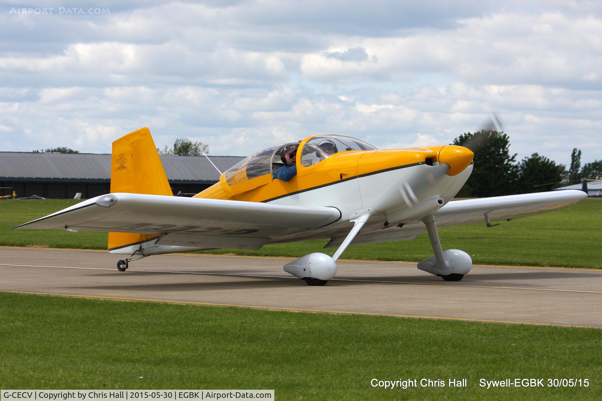 G-CECV, 2006 Vans RV-7 C/N PFA 323-14338, at Aeroexpo 2015