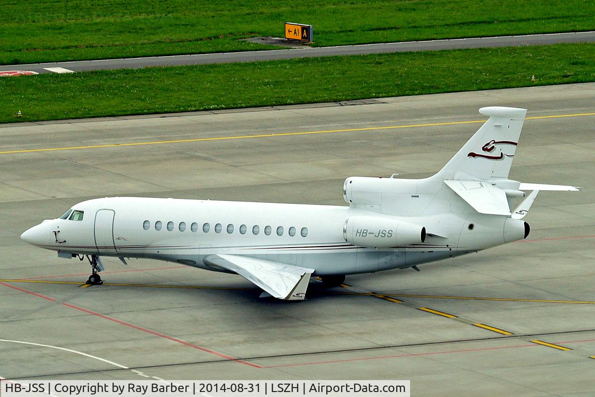 HB-JSS, 2005 Dassault Falcon 7X C/N 002, Dassault Falcon 7X [02] (Cat Aviation) Zurich~HB 31/08/2014