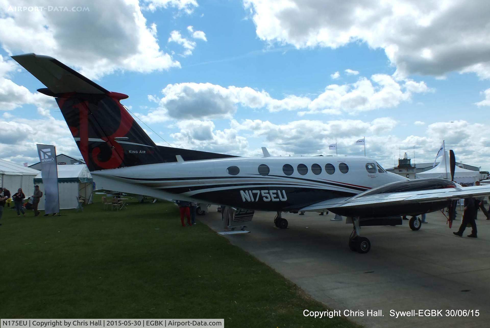 N175EU, 2013 Beechcraft B200GT King Air C/N BY-175, at Aeroexpo 2015