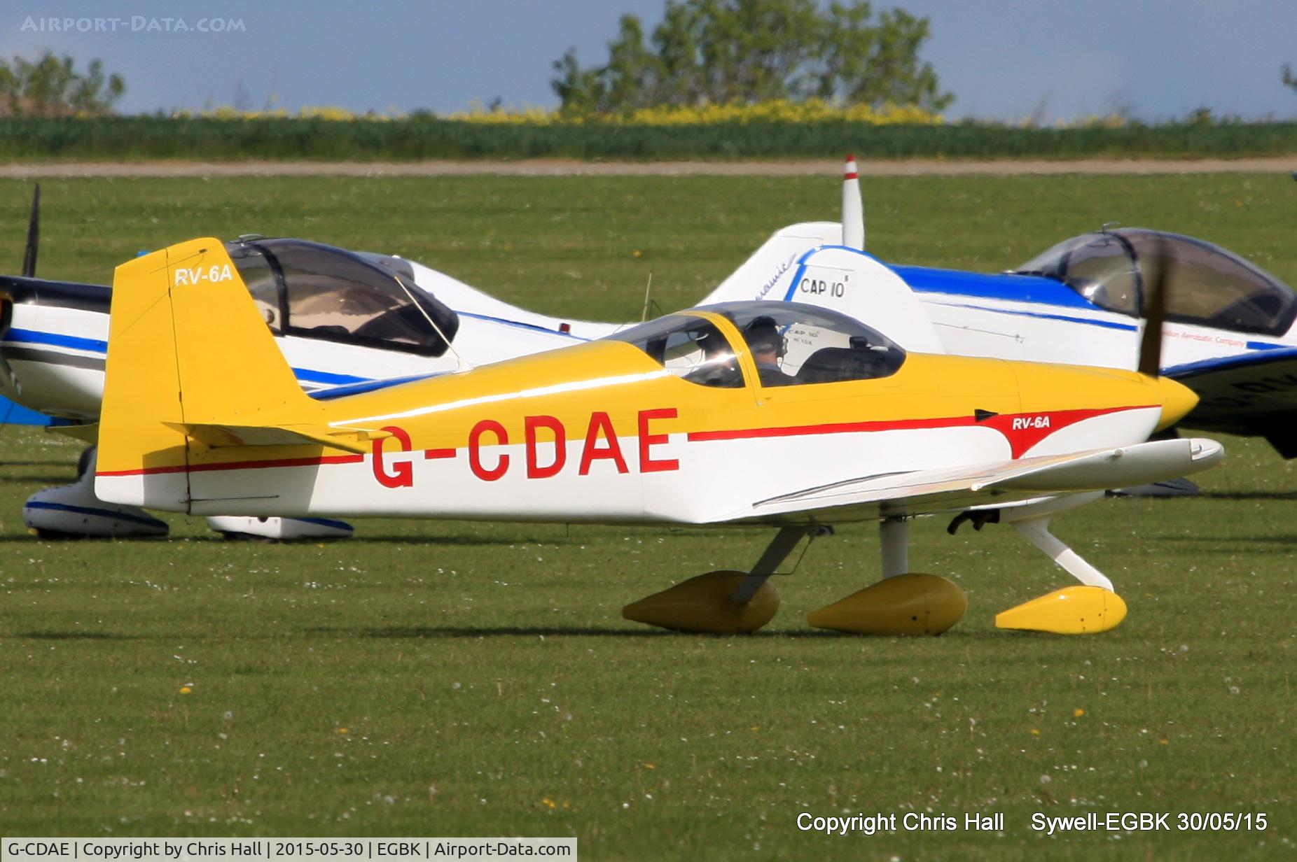 G-CDAE, 2005 Vans RV-6A C/N PFA 181A-13018, at Aeroexpo 2015
