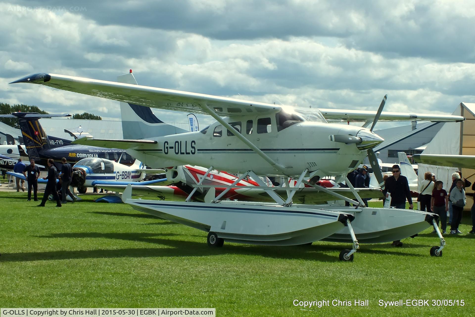 G-OLLS, 2003 Cessna T206H Turbo Stationair C/N T20608401, at Aeroexpo 2015