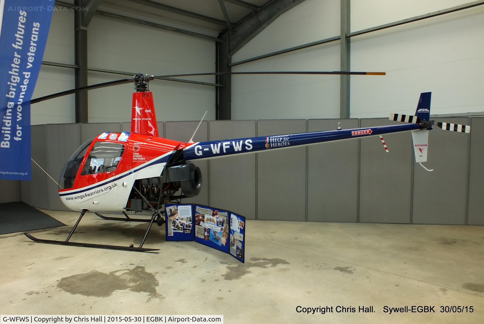 G-WFWS, 1989 Robinson R22 Beta C/N 1201, at Aeroexpo 2015
