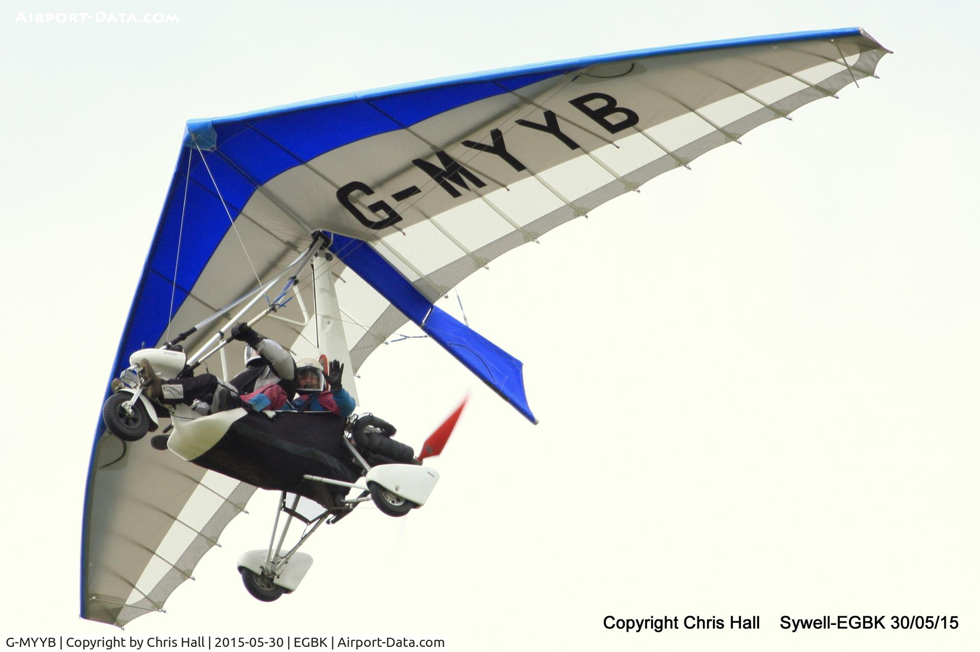 G-MYYB, 1995 Pegasus Quantum 15 C/N 7079, at Aeroexpo 2015