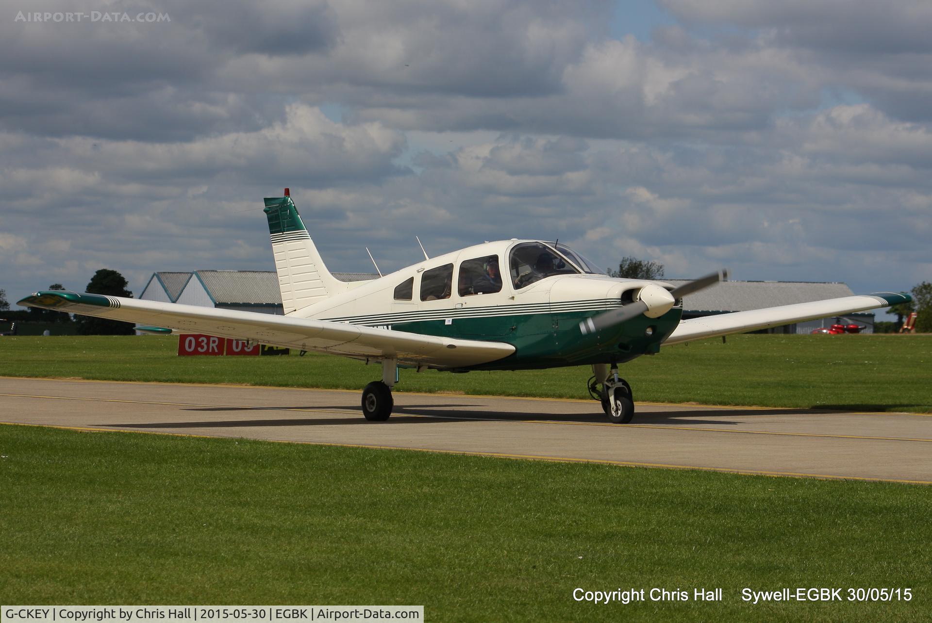 G-CKEY, 1978 Piper PA-28-161 Cherokee Warrior II C/N 28-7916061, at Aeroexpo 2015