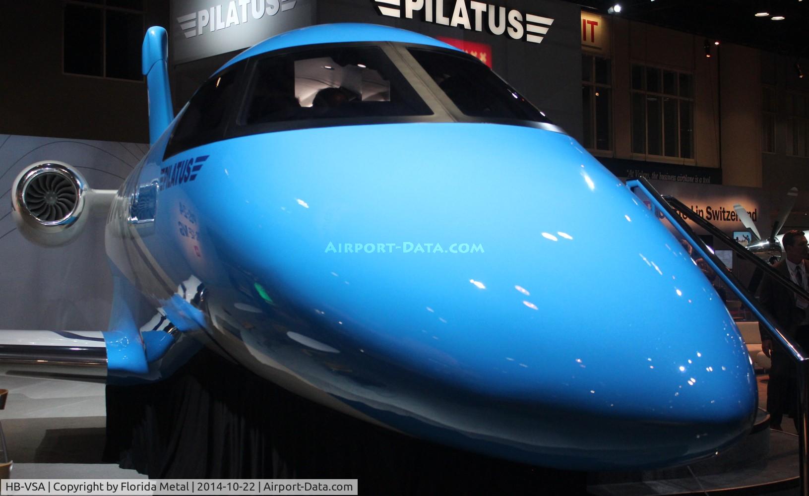 HB-VSA, 2013 Pilatus PC-24 (Prototype mock-up) C/N 01, PC-24 at NBAA Orlando