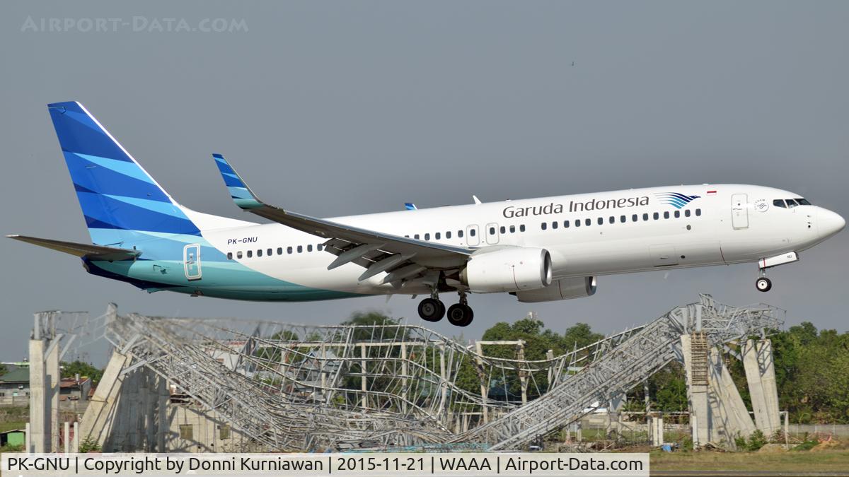 PK-GNU, 2015 Boeing 737-8U3 C/N 41812, .-.-.-