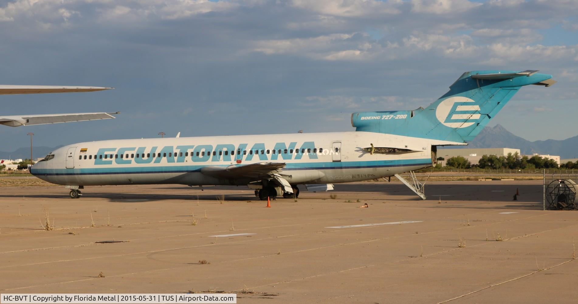 HC-BVT, 1981 Boeing 727-287 C/N 22603, Ecuatoriana