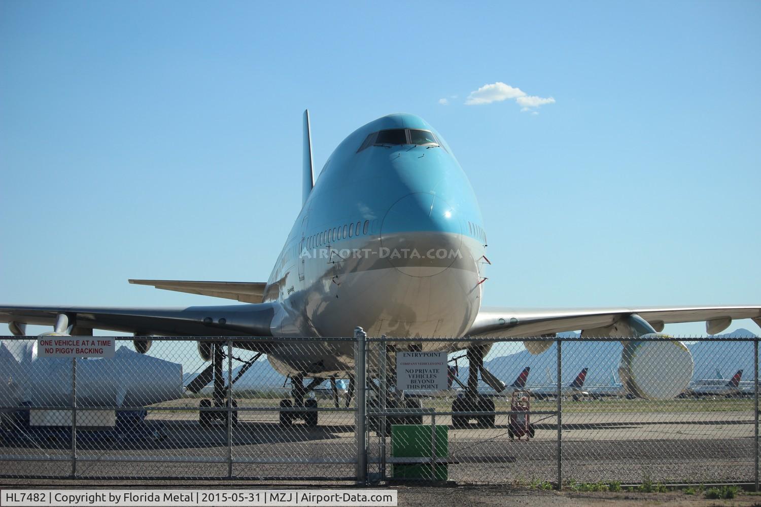 HL7482, 1991 Boeing 747-4B5 C/N 25205, Korean Air