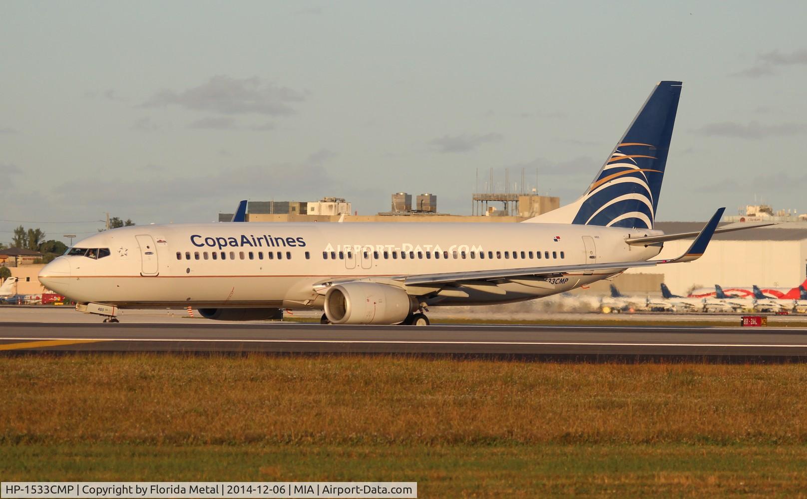 HP-1533CMP, 2007 Boeing 737-8V3 C/N 35067, Copa 737-800